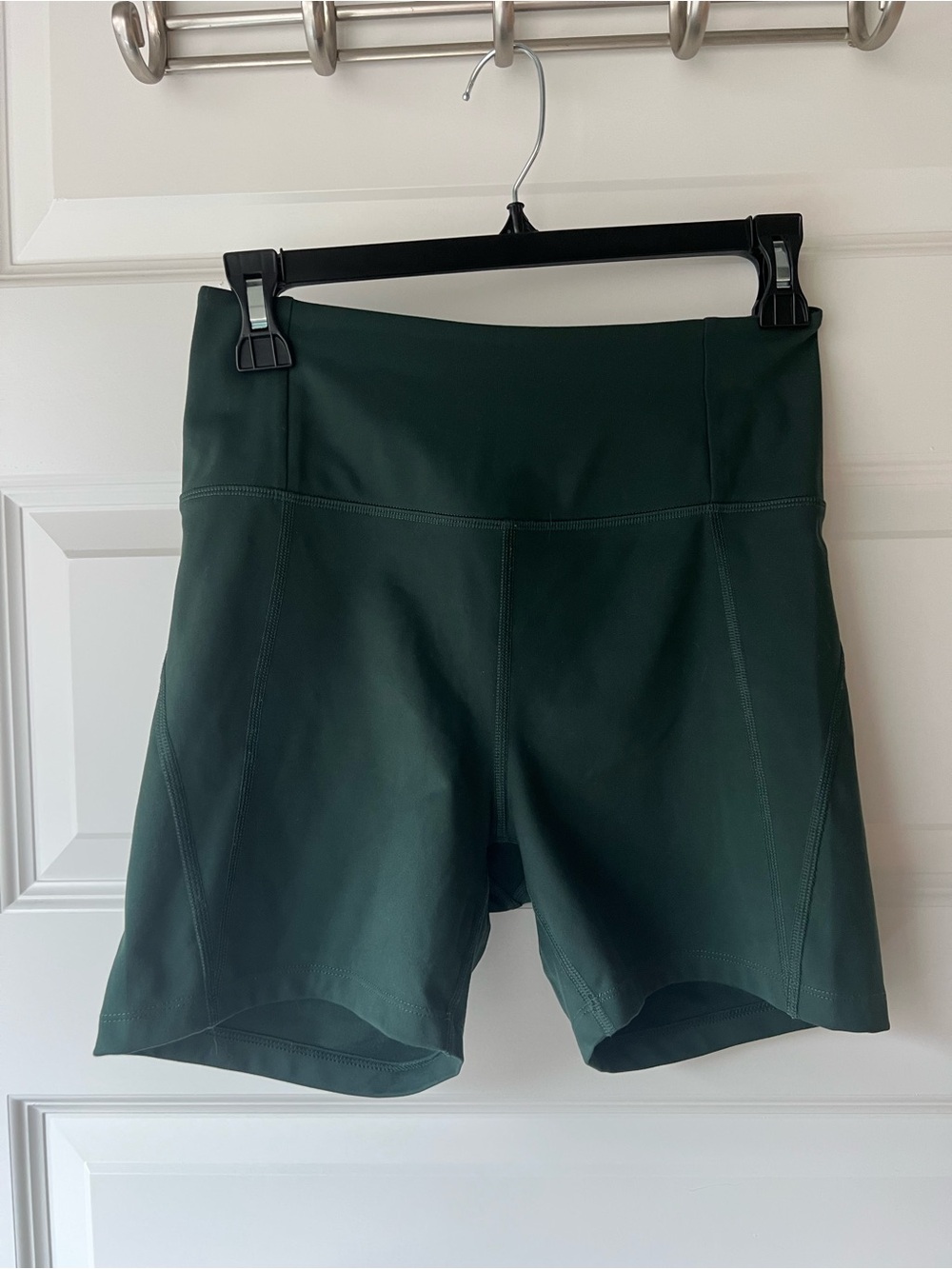 girlfriend collective Forest Green High-Rise Bike Shorts